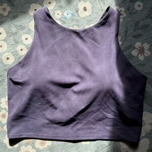 Athleta Dark Purple Crop Top